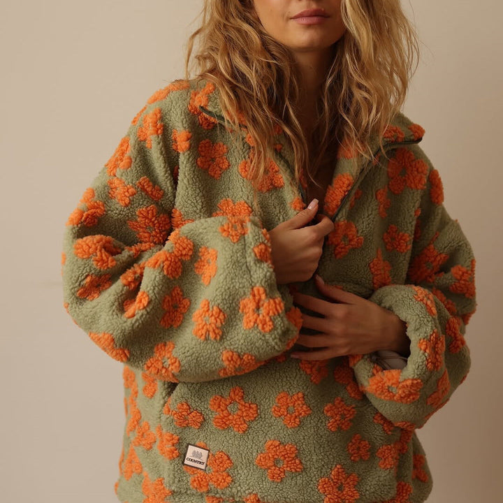 Daisy™ | Warm Fleece Hoodie Bloom