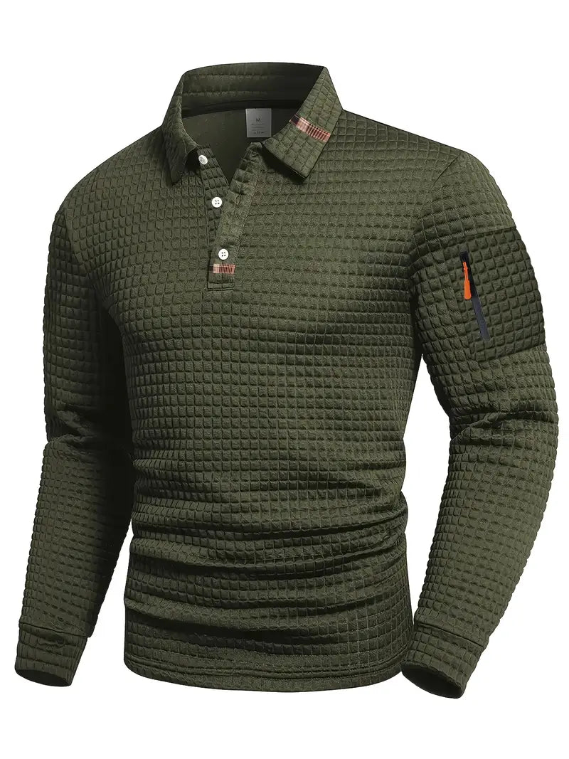 STEVEN - POLO SHIRT IN STRUCTURED FABRIC