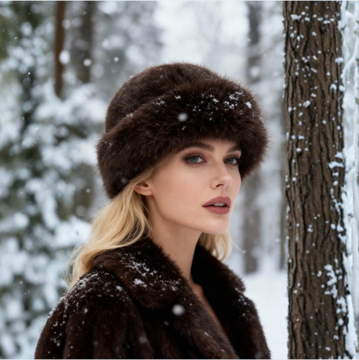 Velora™ | Fur Hat for Winter Days