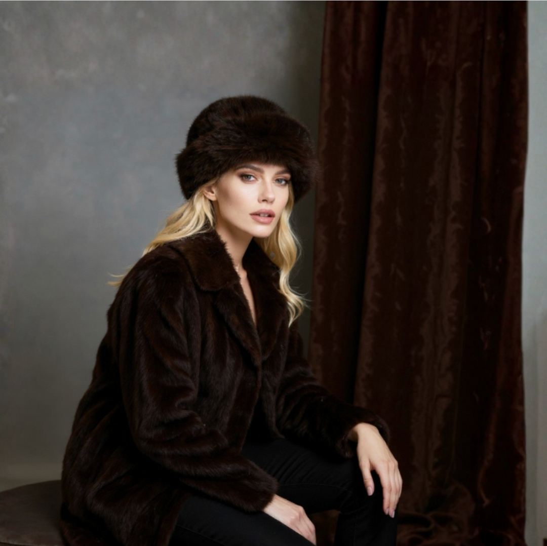 Velora™ | Fur Hat for Winter Days
