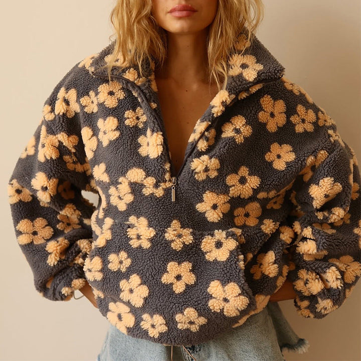 Daisy™ | Warm Fleece Hoodie Bloom