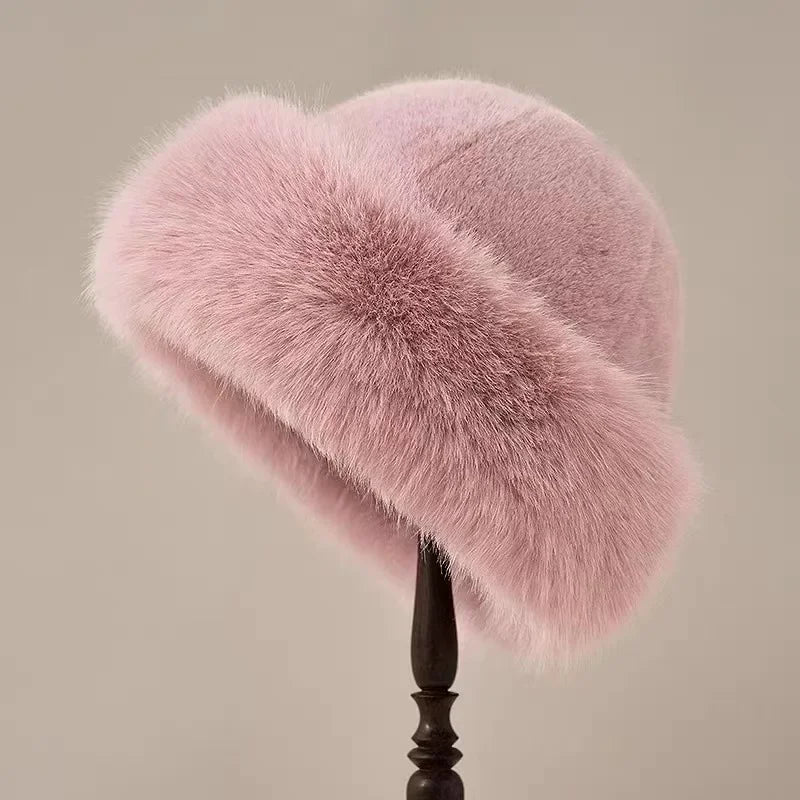 Velora™ | Fur Hat for Winter Days