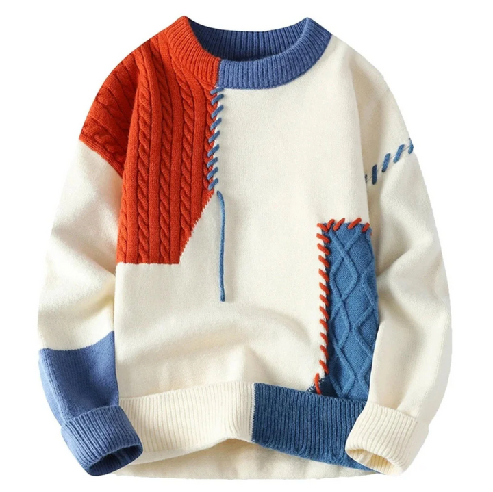 Gregory | Patchwork Knitted Sweater