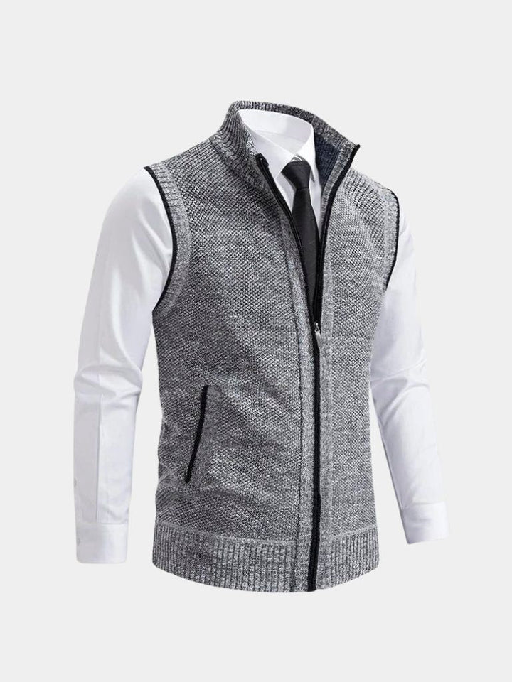 Lewis™ | Elegant Full-Zip Vest