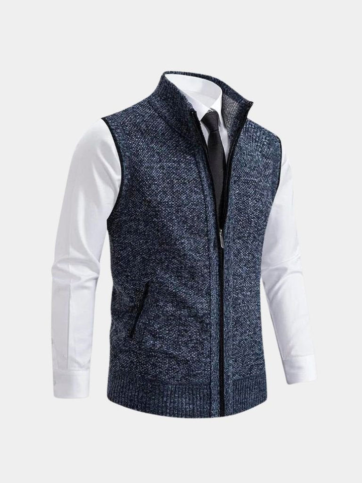 Lewis™ | Elegant Full-Zip Vest