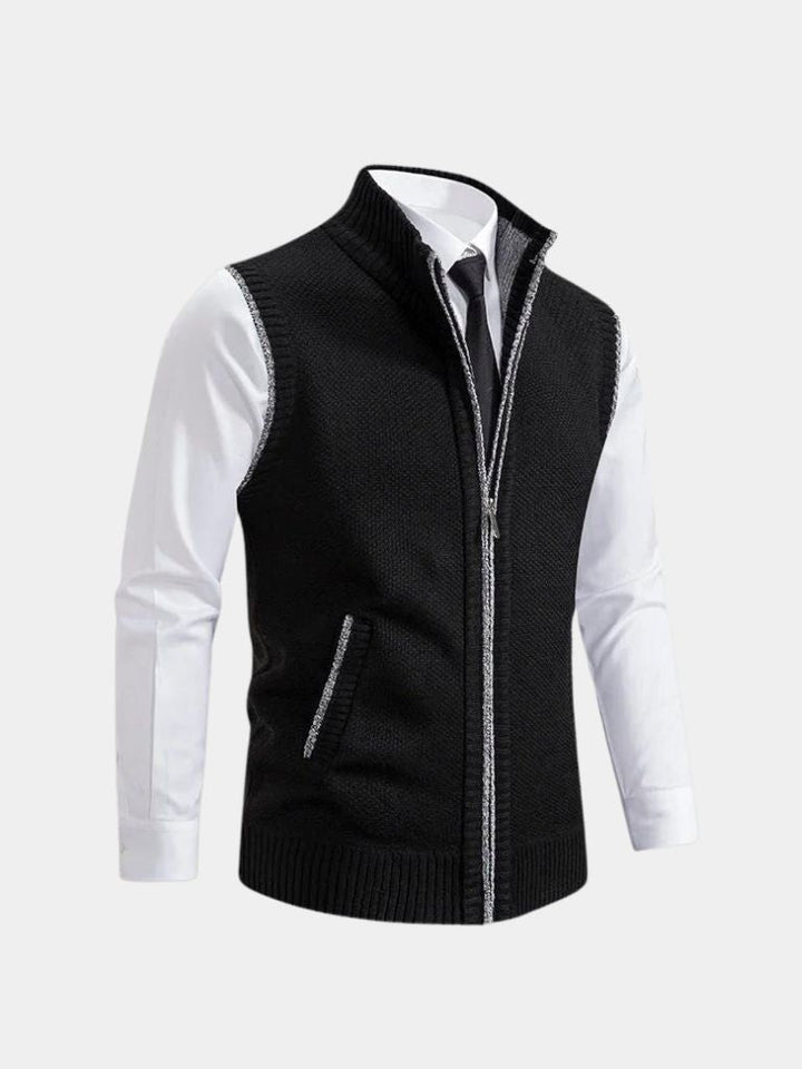Lewis™ | Elegant Full-Zip Vest
