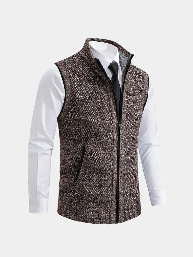 Lewis™ | Elegant Full-Zip Vest