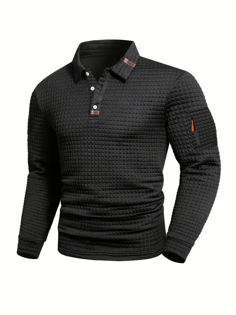 STEVEN - POLO SHIRT IN STRUCTURED FABRIC